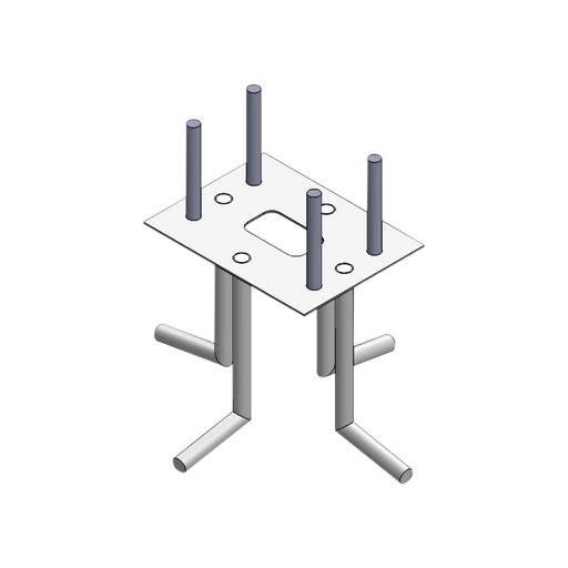 ANCLA PARA SUJECIÓN AL PISO COMPATIBLE CON TODAS LAS BARRERAS VEHICULARES XB-Accesorios Motores para Portones-EPCOM INDUSTRIAL-XB-ANCLA-Bsai Seguridad & Controles