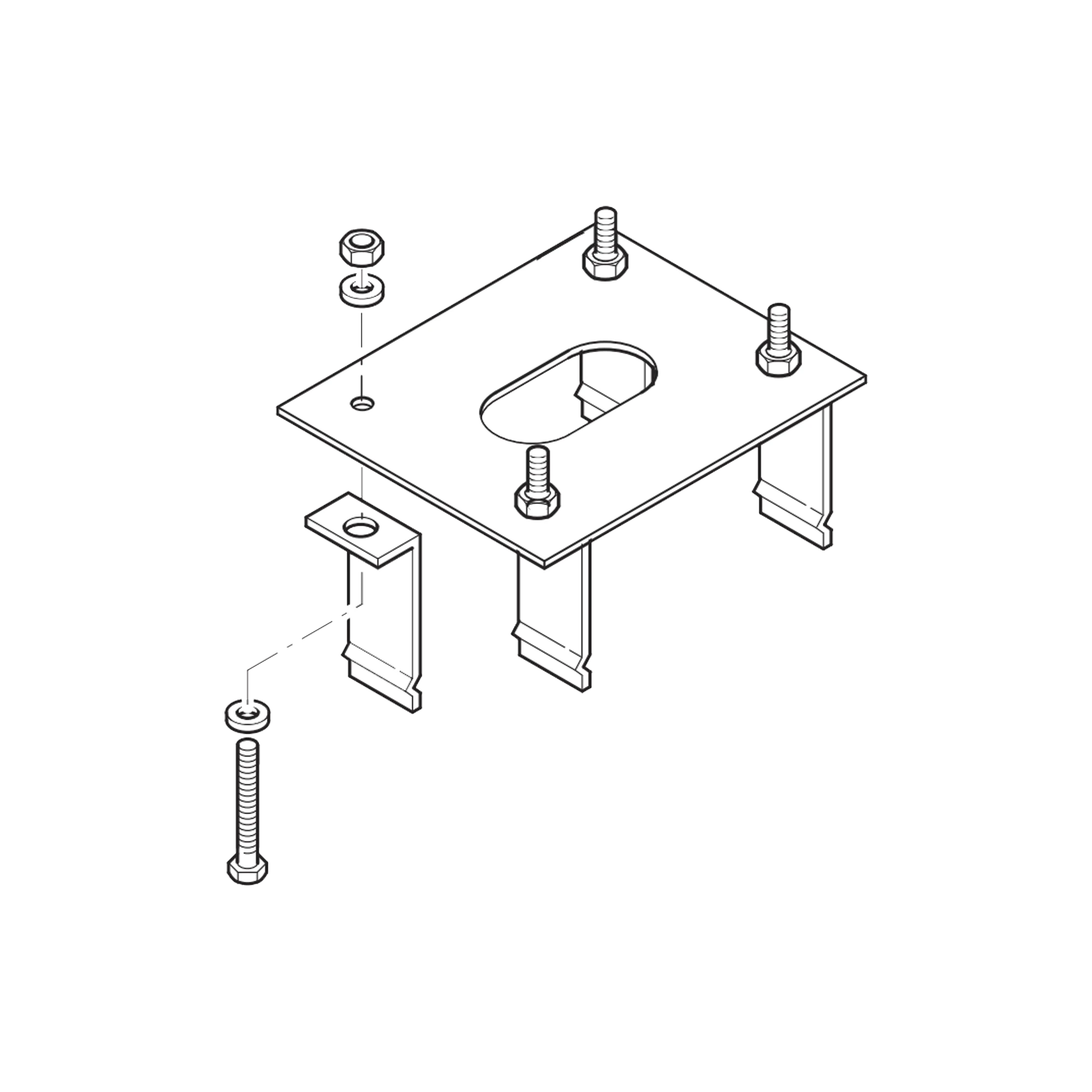 ANCLAJE PARA BARRERAS CAME GARD4 Y G3750-Acceso Vehicular-CAME-Bsai Seguridad & Controles