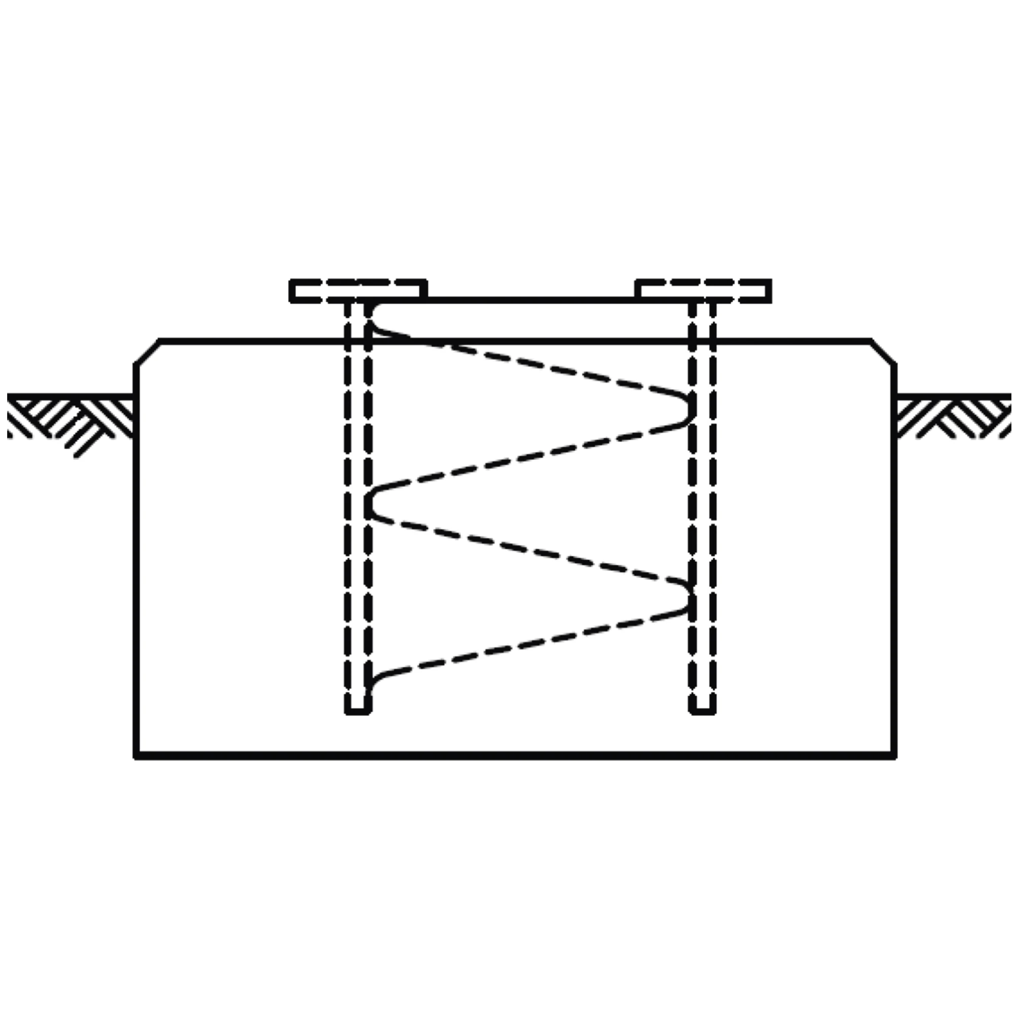 ANCLAJE TIPO BASE CORTA PARA SECCIÓN SSV5N (INCLUIDA EN TORRES SS050HD90K Y SS040HD90K).-Torres y Mástiles-ROHN-Bsai Seguridad & Controles