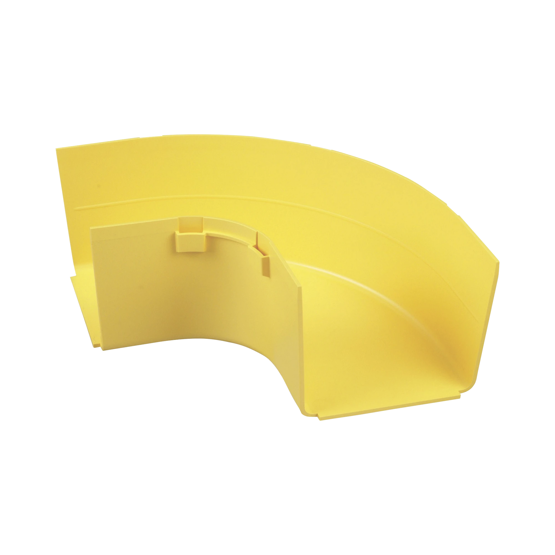 ÁNGULO RECTO A 90º HORIZONTAL, PARA CANALETAS FIBERRUNNER? 4X4, COLOR AMARILLO-Canaletas-PANDUIT-Bsai Seguridad & Controles