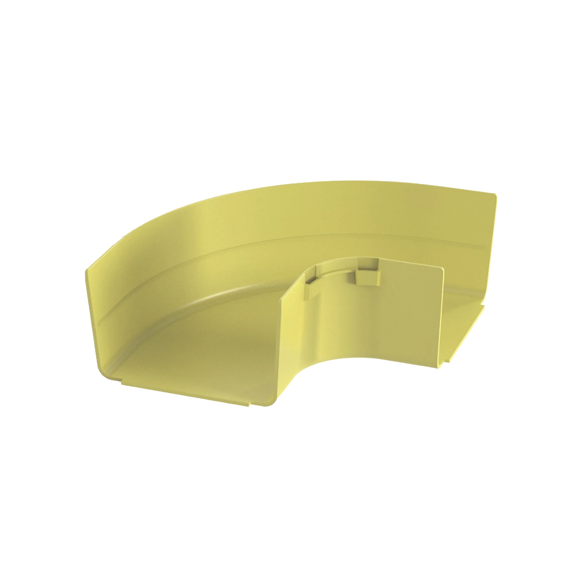 ÁNGULO RECTO A 90º HORIZONTAL, PARA CANALETAS FIBERRUNNER? 6X4, COLOR AMARILLO-Canaletas-PANDUIT-Bsai Seguridad & Controles