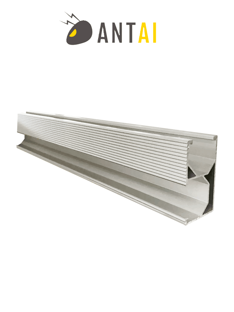 ANTAI RAIL - RIEL DE ALUMINIO (2400 MM) - ALUMINIO ANODIZADO DE ALTA RESISTENCIA - ANTAI SOLAR