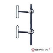 ANTENA BASE UHF, 2 DIPOLOS, 406-512 MHZ, 500 W, N MACHO.-Antenas-TELEWAVE, INC-Bsai Seguridad & Controles