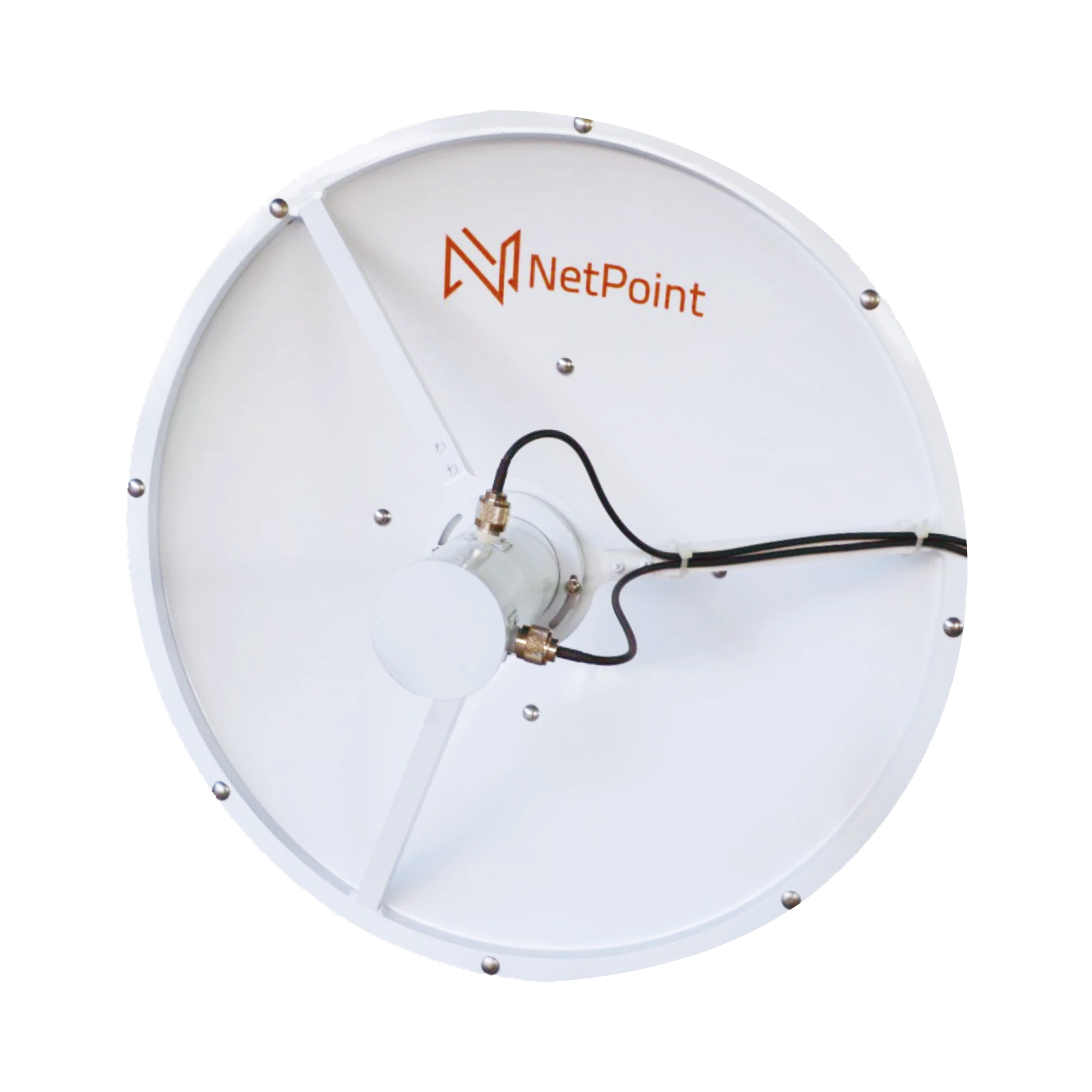 ANTENA BLINDADA DE ALTO RENDIMIENTO DE 2 FT, 4 3.3-3.9 GHZ, GANANCIA 26 DBI, CONECTORES N-HEMBRA.-Antenas-NetPoint-Bsai Seguridad & Controles