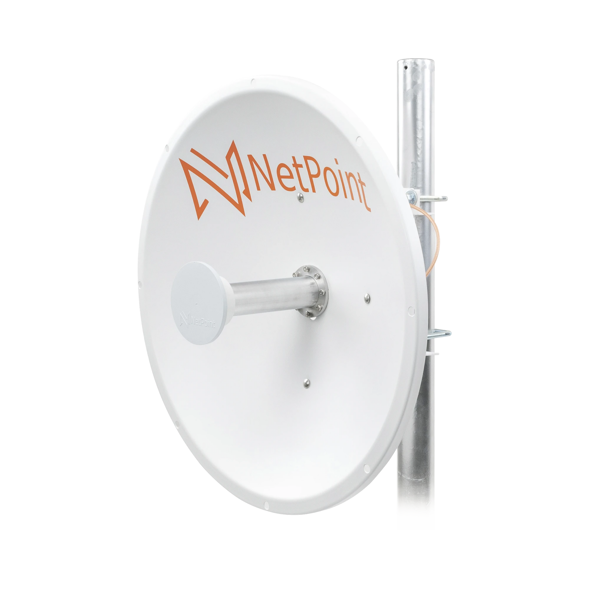 ANTENA DIRECCIONAL DE 2 FT, 4.9-6.4 GHZ, GANANCIA 30 DBI CON SLANT DE 45 ° Y 90 °, INCLUYE JUMPERS CON CONECTOR N-MACHO A RSMA, MONTAJE INCLUIDO.-Antenas-NETPOINT-Bsai Seguridad & Controles