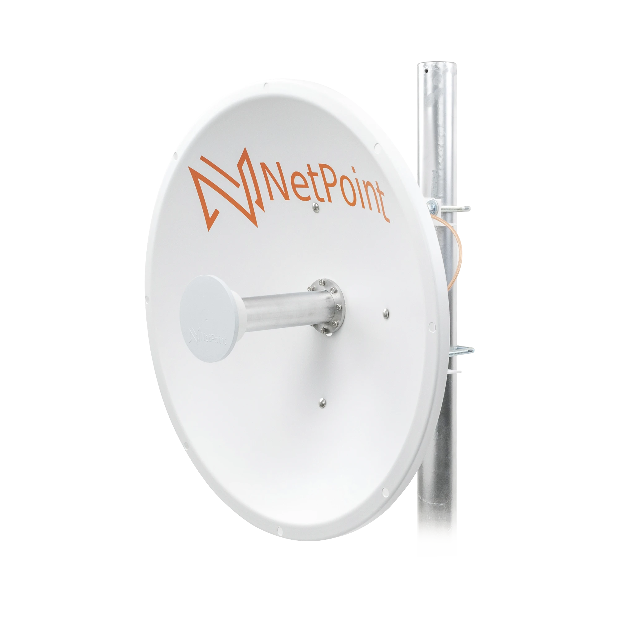 ANTENA DIRECCIONAL DE 2 FT, 4.9-6.4 GHZ, GANANCIA 30 DBI CON SLANT DE 45 ° Y 90 °, INCLUYE JUMPERS CON CONECTOR N-MACHO A RSMA, MONTAJE INCLUIDO.-Antenas-NETPOINT-Bsai Seguridad & Controles
