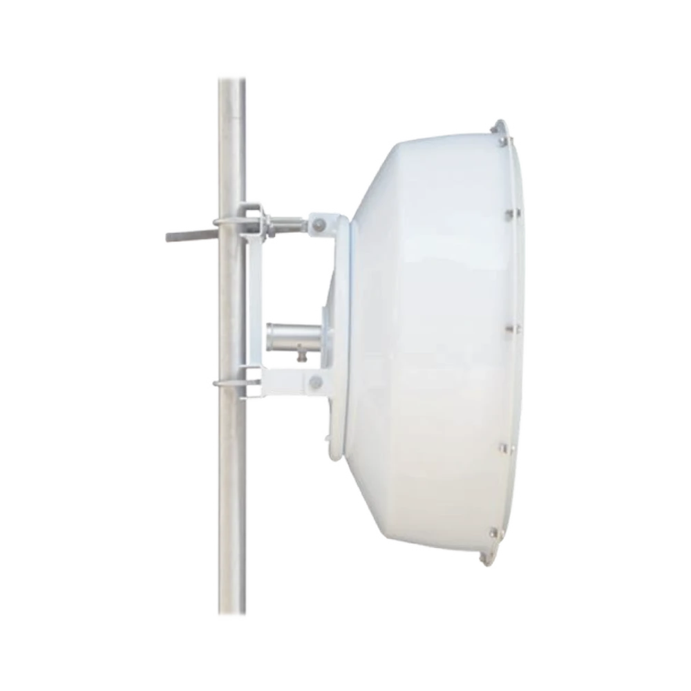 ANTENA DIRECCIONAL DE ALTA RESISTENCIA, GANANCIA 30 DBI, (4.9 -6.4 GHZ), PLATO HONDO PARA MAYOR INMUNIDAD AL RUIDO, CONECTORES N-HEMBRA, MONTAJE INCLUIDO.-Enlaces de Backhaul-TXPRO-Bsai Seguridad & Controles