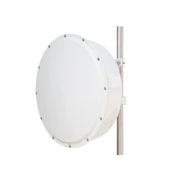 ANTENA DIRECCIONAL DE ALTA RESISTENCIA, GANANCIA 30 DBI, (4.9 -6.5 GHZ), PLATO HONDO PARA MAYOR INMUNIDAD AL RUIDO, CONECTORES N-HEMBRA, MONTAJE Y RADOMO INCLUIDO-Enlaces de Backhaul-TXPRO-Bsai Seguridad & Controles