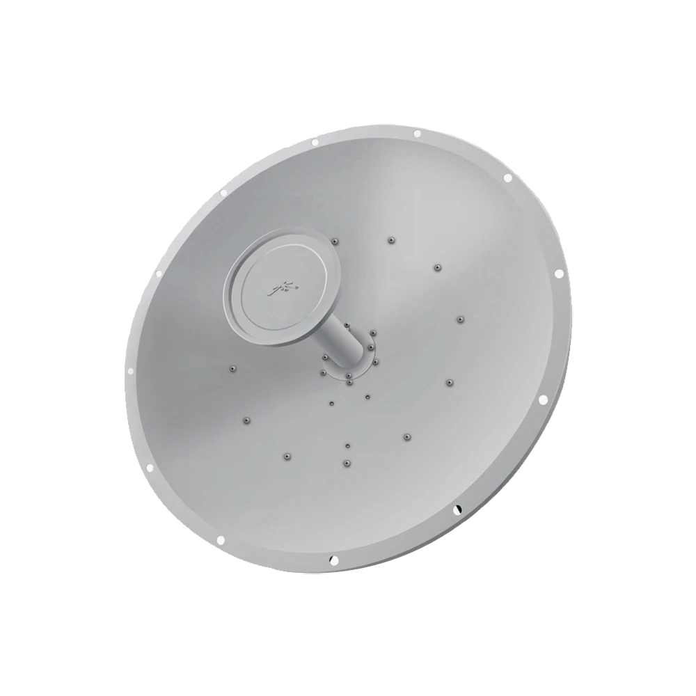 ANTENA DIRECCIONAL ROCKETDISH AIRMAX, IDEAL PARA ENLACES PUNTO A PUNTO (PTP), FRECUENCIA 2 GHZ (2.3 - 2.7 GHZ) DE 24 DBI-Antenas-UBIQUITI-Bsai Seguridad & Controles