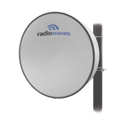 ANTENA DIRECCIONAL, DIMENSIONES (3 FT), 4.9 - 6 GHZ, 2 CONECTORES N-HEMBRA, GANANCIA DE 32DBI, RADOMO Y MONTAJE INCLUIDO.-Antenas-RADIOWAVES-Bsai Seguridad & Controles