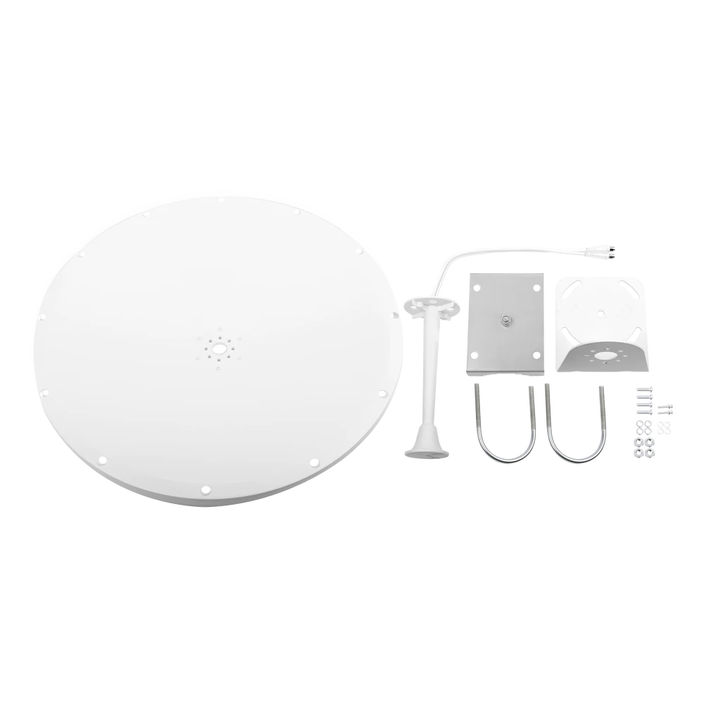 ANTENA PARABÓLICA DE FRECUENCIA EXTENDIDA, 4.8 - 6.5 GHZ, 28 DBI, CONECTORES SMA-MACHO INVERSO-Antenas-TXPRO-Bsai Seguridad & Controles