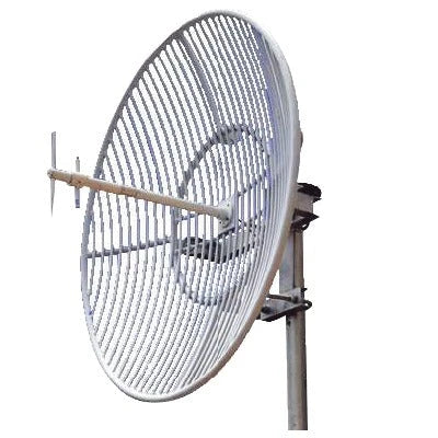 ANTENA PARABÓLICA DE REJILLA | 824-960 MHZ | 23 DBI DE GANANCIA | CUBRE MUY BIEN LA BANDA 5 (850 MHZ) CELULAR-Cobertura para Celular-EPCOM-Bsai Seguridad & Controles