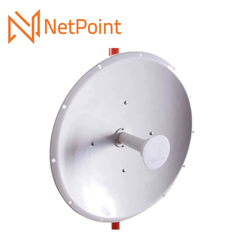 ANTENA PARABÓLICA DIRECCIONAL NETPOINT NP-3 4.9-6.2 GHZ 37 DB 120CM DE DIÁMETRO PTP-Enlaces PtP y PtMP-NETPOINT-Bsai Seguridad & Controles