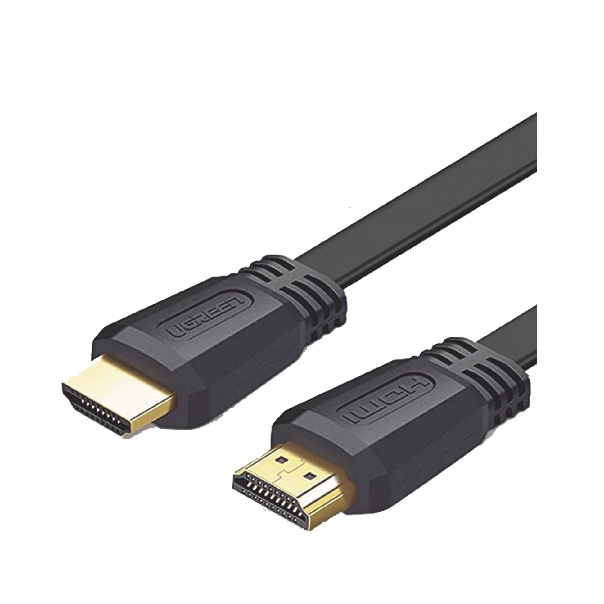 CABLE HDMI 2.0 PLANO DE 3 M / 4K@60HZ / HDR / 3D / HEC (CANAL ETHERNET HDMI) / ARC (CANAL DE RETORNO DE AUDIO) / COLOR PROFUNDO DE 48 BITS / AUDIO DE 32 CANALES / HDCP /AUDIO DOLBY TRUE HD 7.1 / 18 GBPS / ESTAÑADO Y TRIPLE BLINDAJE / ANTI INTERFERE-Cables y Conectores-UGREEN-Bsai Seguridad & Controles