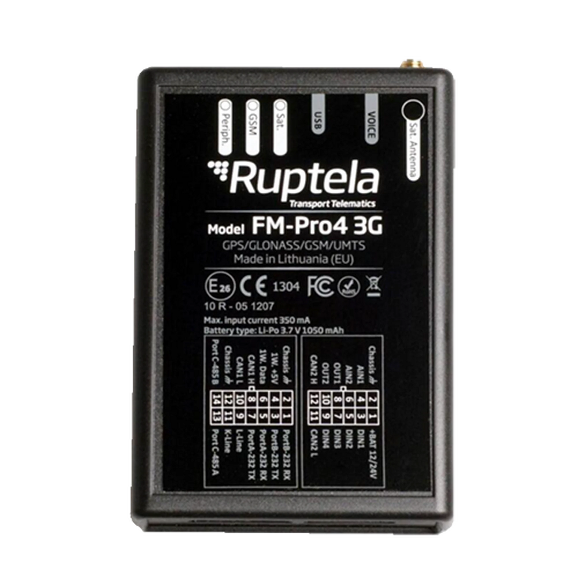 LOCALIZADOR VEHICULAR AVANZADO 3G / VEHICULOS PESADOS / LECTURA DE PUERTO CANBUS / SENSORES DE COMBUSTIBLE / RFID / ANTI JAMMER-Trackers GPS-RUPTELA-Bsai Seguridad & Controles