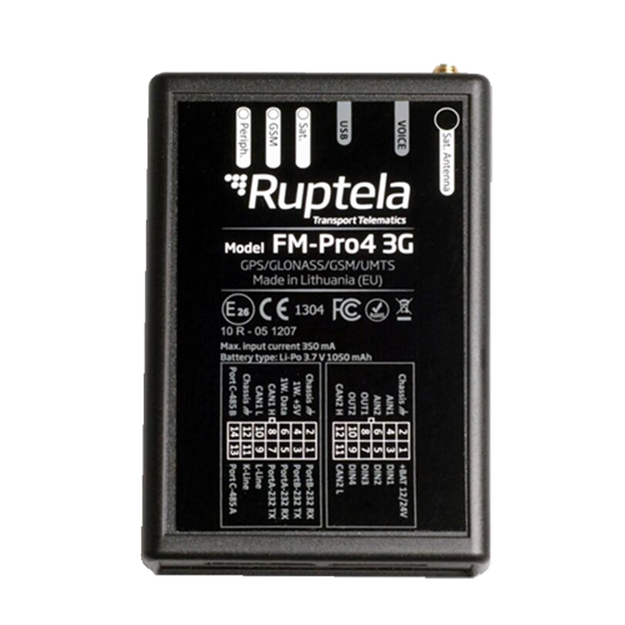 LOCALIZADOR VEHICULAR AVANZADO 3G / VEHICULOS PESADOS / LECTURA DE PUERTO CANBUS / SENSORES DE COMBUSTIBLE / RFID / ANTI JAMMER-Trackers GPS-RUPTELA-Bsai Seguridad & Controles