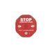 ANUNCIADOR AUDIBLE Y VISIBLE PARA SALIDA DE EMERGENCIA DE DOBLE HOJA, TEXTO EN INGLÉS Y ETIQUETAS EN MÚLTIPLES IDIOMAS-Sirenas-STI-Bsai Seguridad & Controles