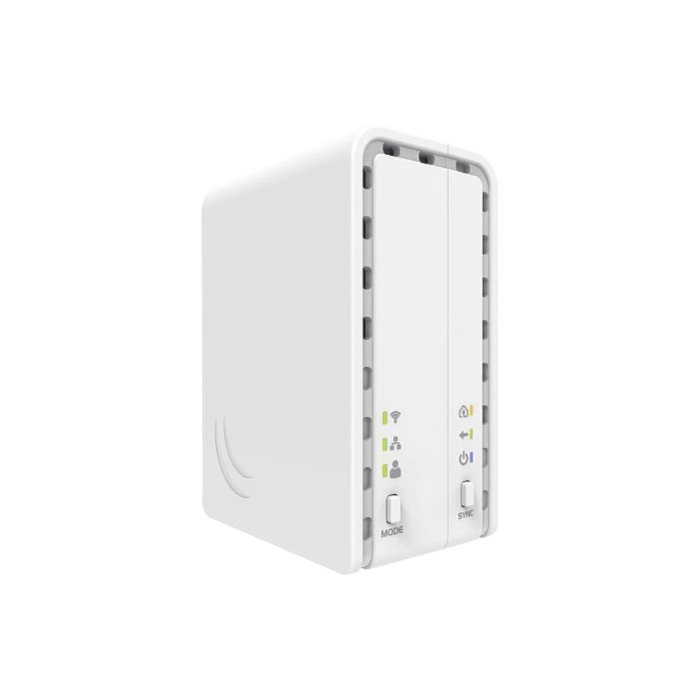 (AP PWR-LINE) PUNTO DE ACCESO POWER LINE, CON UN PUERTO ETHERNET, CON CAPACIDAD PARA CONECTARSE ATRAVES DE LAS LINEAS ELÉCTRICAS-Redes WiFi-MIKROTIK-Bsai Seguridad & Controles