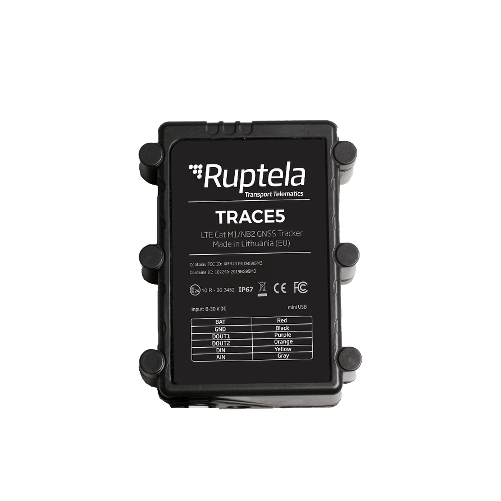 LOCALIZADOR VEHICULAR 2G Y 4G IP67 / RASTREO / CONDUCCIÓN EFICIENTE / DETECCION DE JAMMER / IDEAL PARA MOTOCICLETAS / APAGADO REMOTO-Trackers GPS-RUPTELA-Bsai Seguridad & Controles