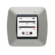 MÓDULO DE ENTRADA PARA SEÑAL DE AUDIO AUXILIAR CON ENCENDIDO/APAGADO Y REGULACIÓN DE VOLUME, COLOR BLANCO-Audio IP-EGI AUDIO SOLUTIONS-Bsai Seguridad & Controles