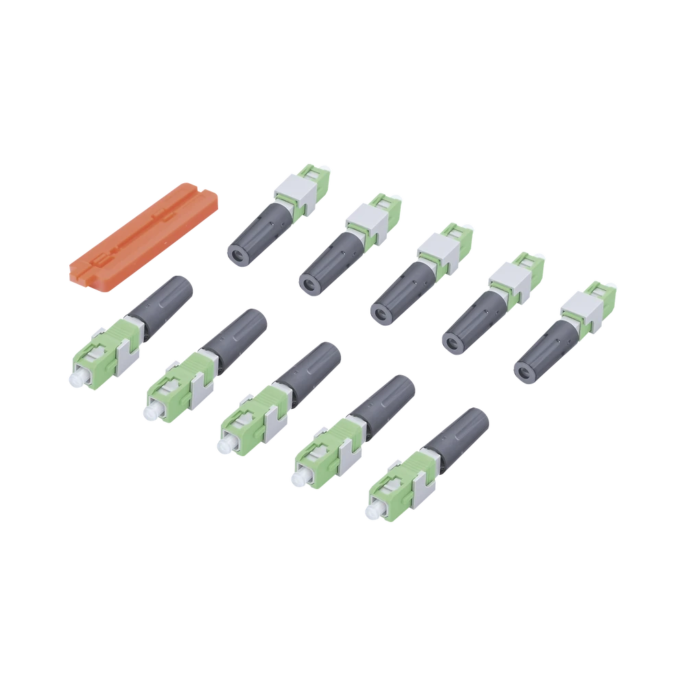 CONECTOR MECÁNICO SC/APC 3MM (BOLSA CON 10 PIEZAS)-Redes FTTH/PON-TEMPO-Bsai Seguridad & Controles