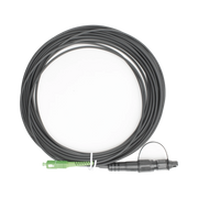 JUMPER DE FIBRA ÓPTICA, CONECTOR SC/APC - CONEXIÓN A CAJA FDP460, REDONDO, 10 METROS, FORRO 3 MM, G657A2, NEGRO-Jumpers y Pigtails-FIBERHOME-Bsai Seguridad & Controles