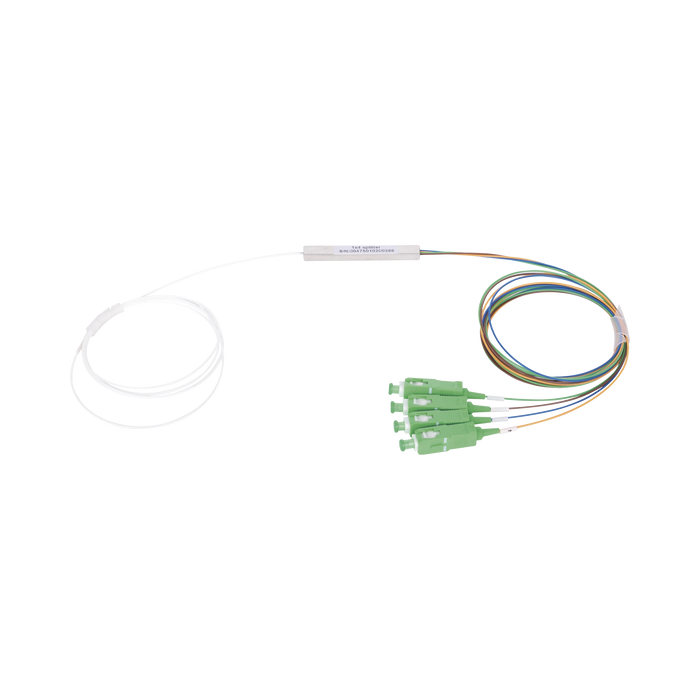 SPLITTER (DIVISOR ÓPTICO) TIPO PLC, DE 1X4, CONECTORES SC/APC DE SALIDA-Redes FTTH/PON-FIBERHOME-Bsai Seguridad & Controles