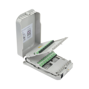 CAJA TERMINAL DE FIBRA ÓPTICA PARA INSTALACIÓN EN INTERIOR, MONTAJE EN PARED, 16 ACOPLADORES SC/APC MONOMODO, HASTA 16 EMPALMES-Distribuidores de Fibra Optica-FIBERHOME-Bsai Seguridad & Controles