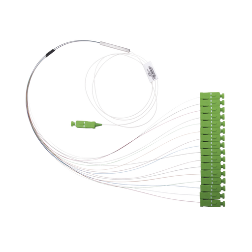 DIVISOR ÓPTICO (SPLITTER) TIPO PLC, DE 1X16, CON CONECTOR DE ENTRADA SC/APC Y CONECTORES DE SALIDA SC/APC-Redes FTTH/PON-PANDUIT-FPONCS1X16-Bsai Seguridad & Controles