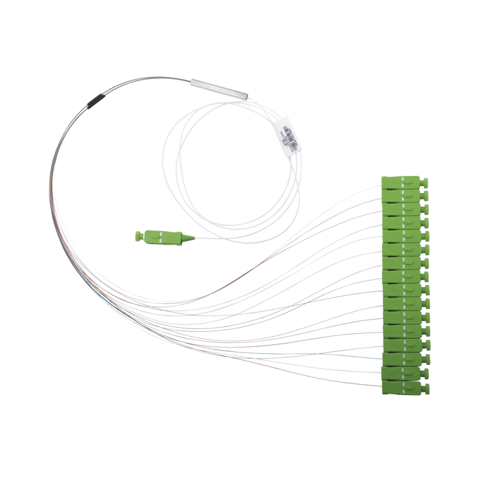 DIVISOR ÓPTICO (SPLITTER) TIPO PLC, DE 1X16, CON CONECTOR DE ENTRADA SC/APC Y CONECTORES DE SALIDA SC/APC-Redes FTTH/PON-PANDUIT-FPONCS1X16-Bsai Seguridad & Controles