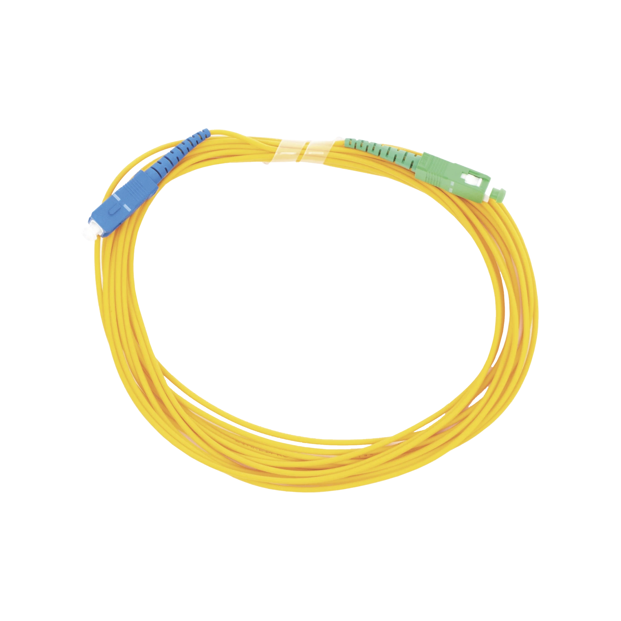 JUMPER DE FIBRA ÓPTICA MONOMODO SC/UPC - SC/APC SIMPLEX, COLOR AMARILLO 5 METROS-Redes FTTH/PON-LINKEDPRO BY EPCOM-Bsai Seguridad & Controles