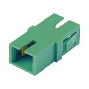 MÓDULO ACOPLADOR SC/APC SIMPLEX, PARA FIBRA MONOMODO, COLOR VERDE-Redes FTTH/PON-PANDUIT-Bsai Seguridad & Controles