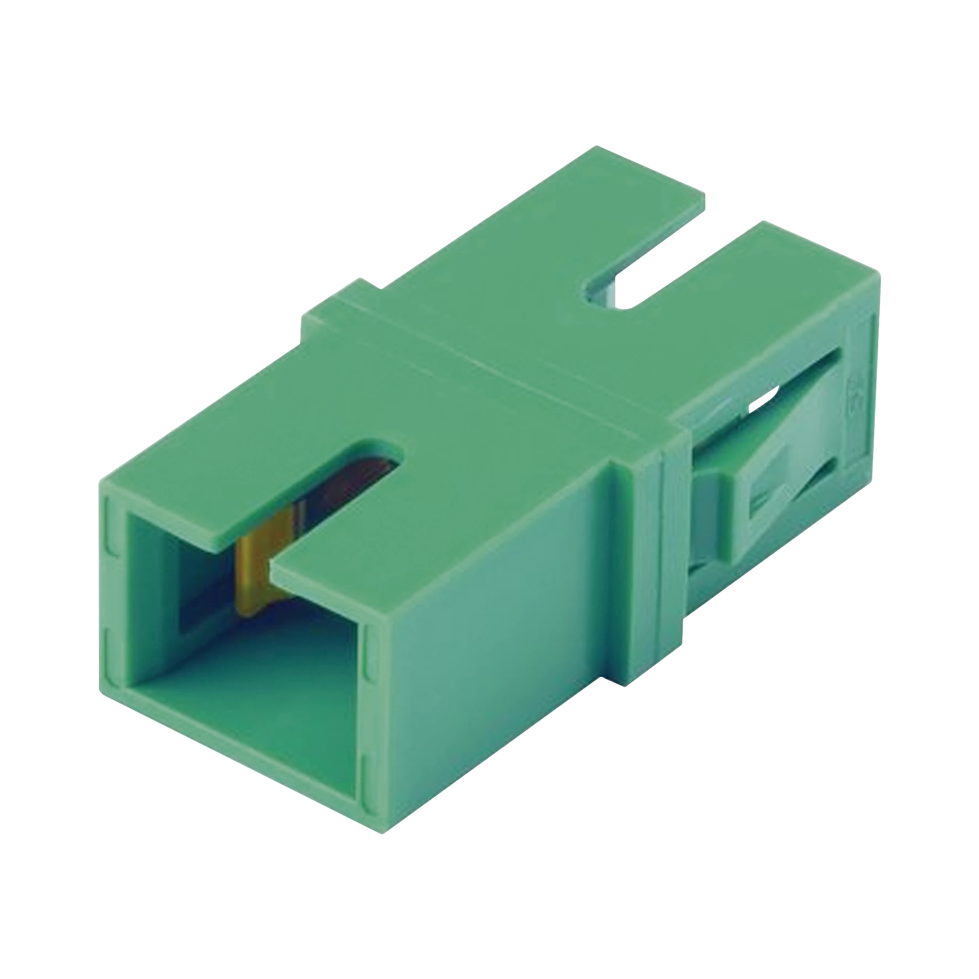 MÓDULO ACOPLADOR SC/APC SIMPLEX, PARA FIBRA MONOMODO, COLOR VERDE-Redes FTTH/PON-PANDUIT-Bsai Seguridad & Controles