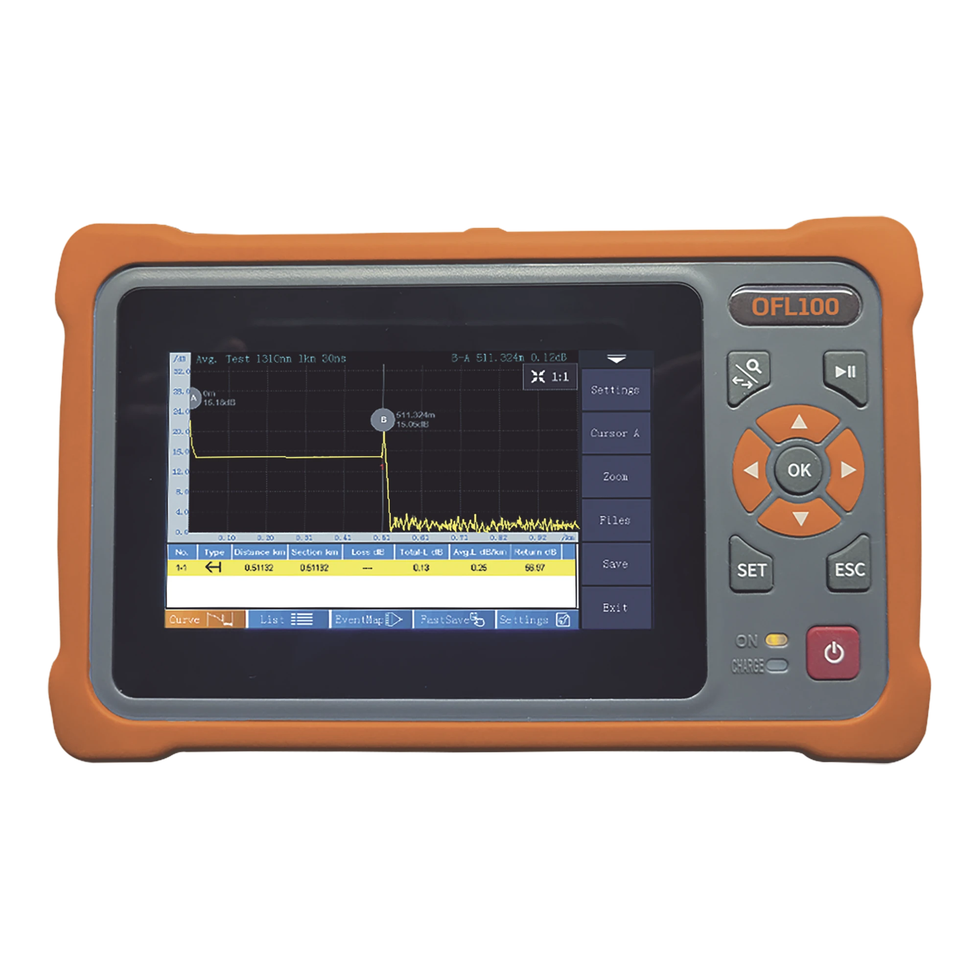 OTDR PARA PRUEBAS EN ENLACES DE FIBRA ÓPTICA, LONGITUDES DE ONDA 1310 Y 1550 NM, ENTRADA SC/APC-Herramientas-TEMPO-Bsai Seguridad & Controles