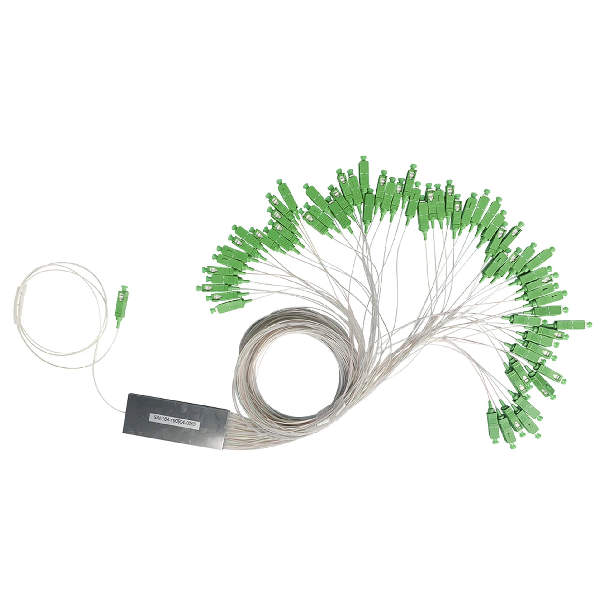 SPLITTER (DIVISOR ÓPTICO) TIPO PLC, 1X64, CONECTORES SC/APC-Redes FTTH/PON-TEMPO-Bsai Seguridad & Controles