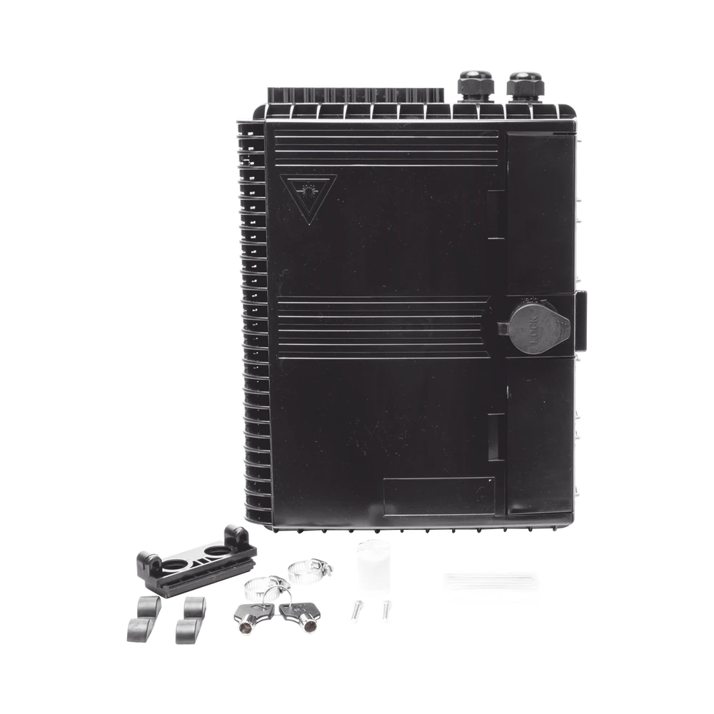 CIERRE DE EMPALME PARA 24 FUSIONES DE FIBRA ÓPTICA, INTERIOR/EXTERIOR, CON 16 ACOPLADORES SC/APC Y SPLITTER 1X16, IP65-Redes FTTH/PON-FIBERHOME-Bsai Seguridad & Controles