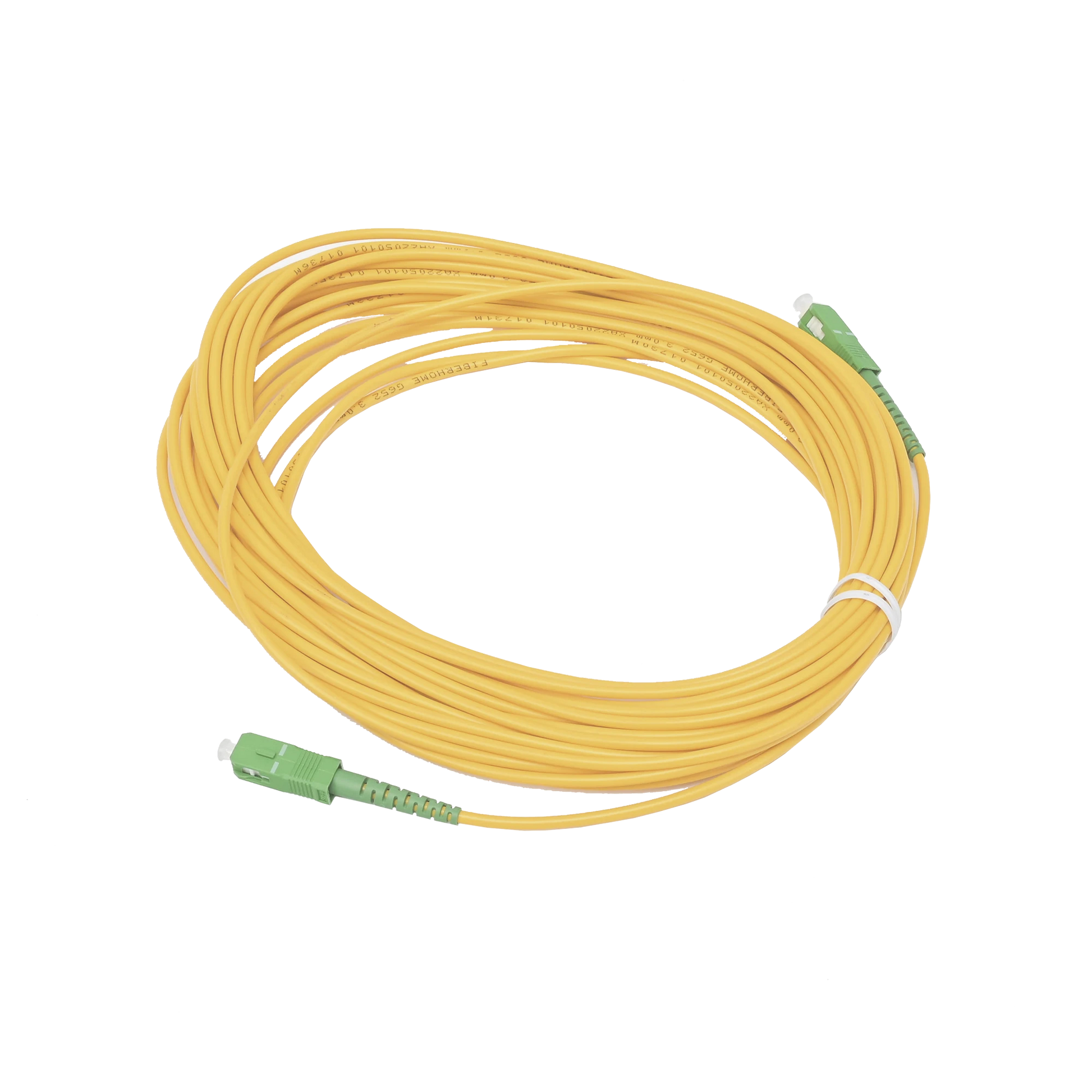 JUMPER DE FIBRA ÓPTICA SIMPLEX, MONOMODO, CON CONECTORES SC/APC-SC/APC, 10 METROS-Redes FTTH/PON-FIBERHOME-Bsai Seguridad & Controles
