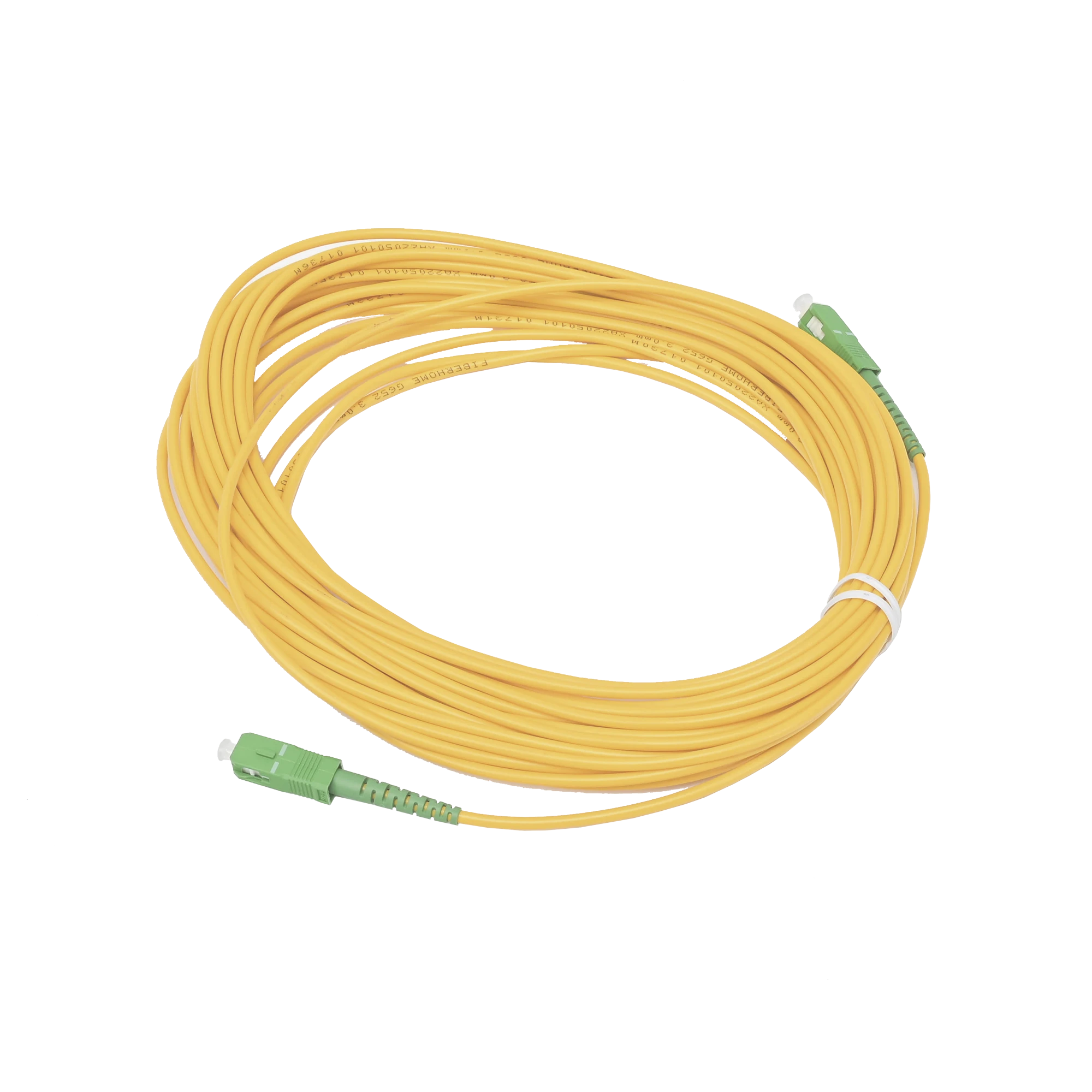 JUMPER DE FIBRA ÓPTICA SIMPLEX, MONOMODO, CON CONECTORES SC/APC-SC/APC, 10 METROS-Redes FTTH/PON-FIBERHOME-Bsai Seguridad & Controles