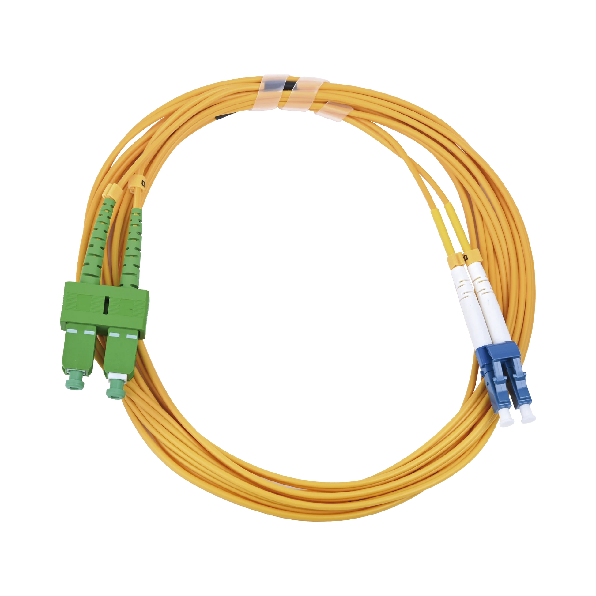 JUMPER DE FIBRA ÓPTICA MONOMODO 9/125 LC/UPC-SC/APC, PVC, 2.0 MM, DÚPLEX, AMARILLO, 3 METROS-Jumpers y Pigtails-LINKEDPRO BY EPCOM-Bsai Seguridad & Controles