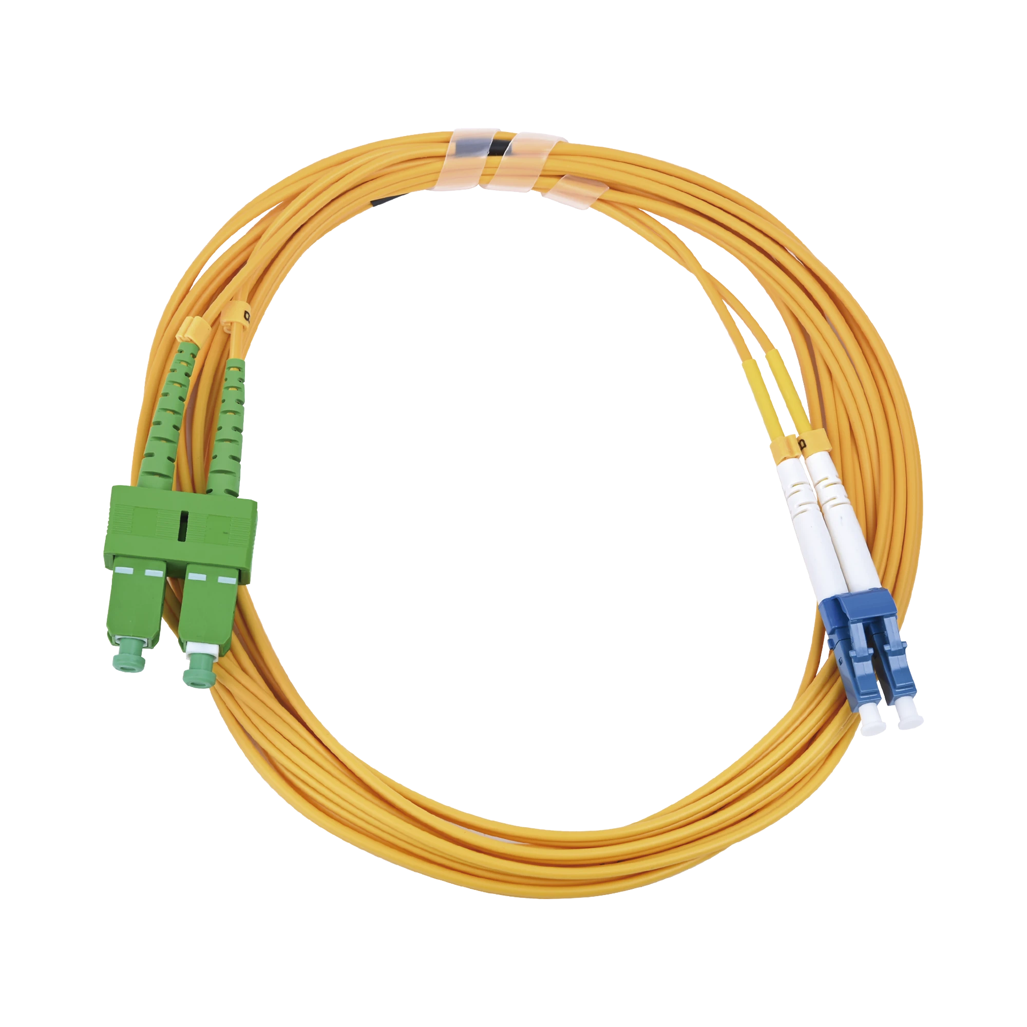 JUMPER DE FIBRA ÓPTICA MONOMODO 9/125 LC/UPC-SC/APC, PVC, 2.0 MM, DÚPLEX, AMARILLO, 3 METROS-Jumpers y Pigtails-LINKEDPRO BY EPCOM-Bsai Seguridad & Controles