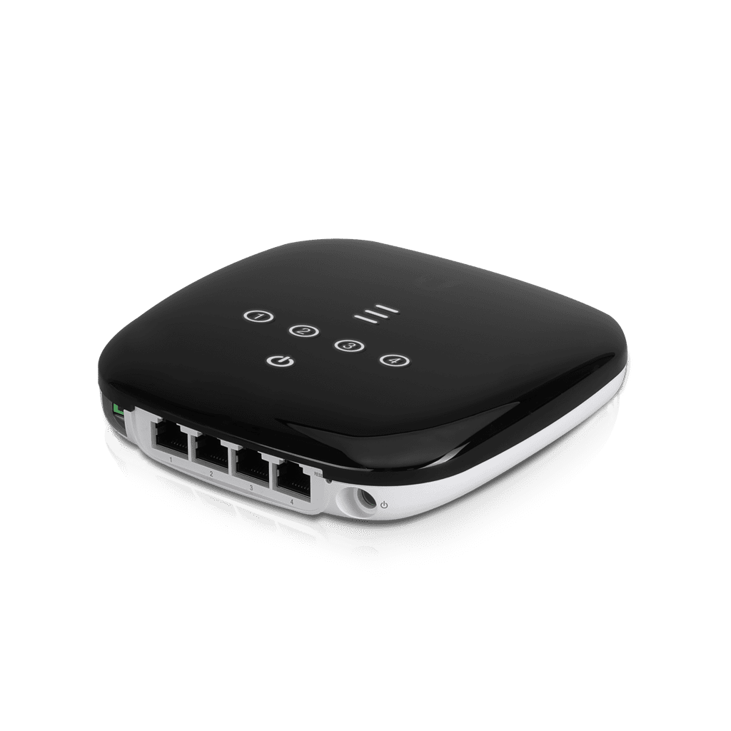 UBIQUITI UF-WIFI UFIBER WIFI 802.11N GPON ONU, UNIDAD DE RED ÓPTICA CON 1 PUERTO WAN GPON (SC/APC) + 4 PUERTOS LAN GIGABIT ETHERNET-GPON / OLT / ONT / ONU-UBIQUITI-Bsai Seguridad & Controles