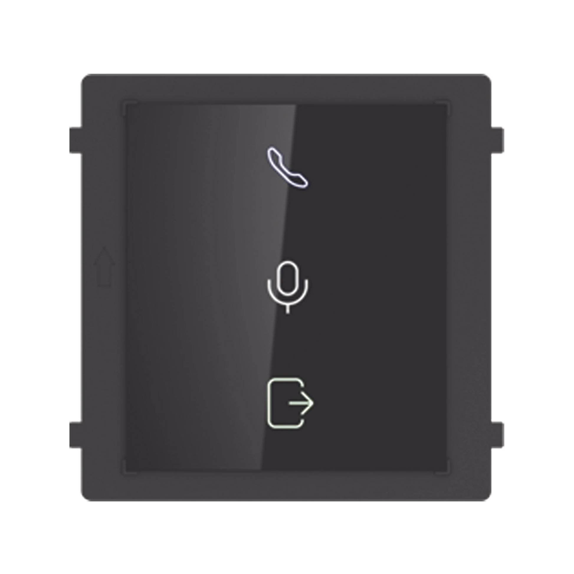 MODULO PARA INDICAR RECEPCIÓN DE LLAMADA / APERTURA DE PUERTA O AUDIO BIDIRECCIONAL EN VIDEOPORTERO IP MODULAR-Accesorios Controles de Acceso-HIKVISION-Bsai Seguridad & Controles