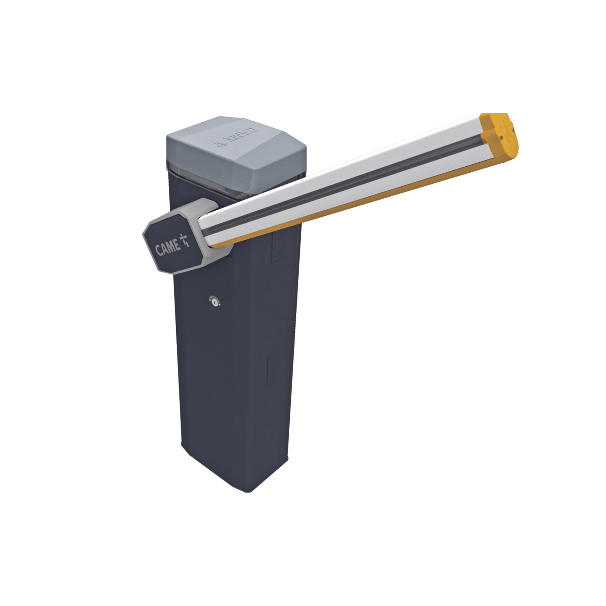 KIT DE BARRERA VEHICULAR GT8 CON BRAZO RECTO DE 6 METROS / APERTURA IZQUIERDA O DERECHA CONFIGURABLE EN CAMPO-Acceso Vehicular-CAME-Bsai Seguridad & Controles