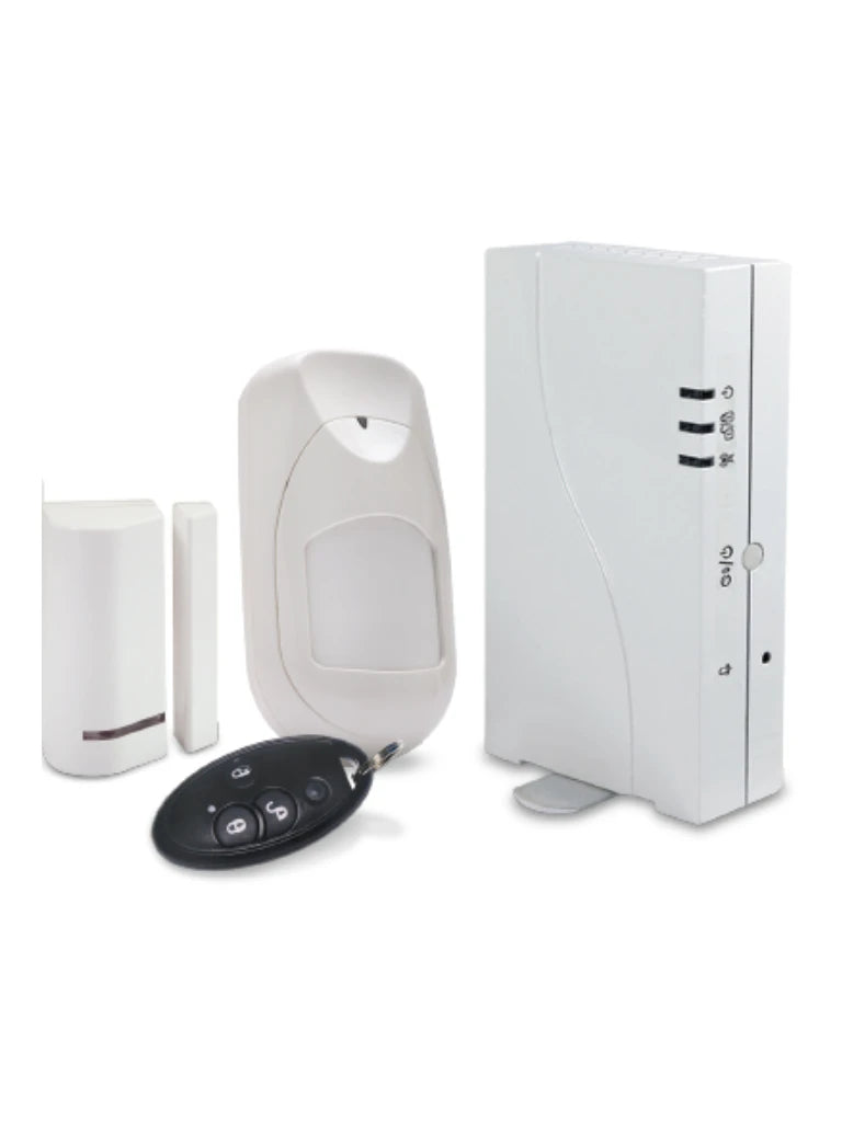 RISCO WICOMM - PANEL AUTOCONTENIDO INALÁMBRICO CON SENSOR DE MOVIMIENTO , CONTACTO MAGNÉTICO Y LLAVERO / APTO PARA PROTEGER DEPARTAMENTOS Y CASAS PEQUEÑAS. / APLICACIÓN INCLUIDA IRISCO-Paneles-RISCO-Bsai Seguridad & Controles
