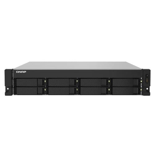 NAS QNAP TS-832PXU-RP-4G-US / PROCESADOR ANNARPUNA LABS APLINE / MEMORIA RAM 4GB / 8 BAHIAS FRONTALES SATA 3.5 PULGADAS Y 2.5 PULGADAS / 2 PUERTOS RJ45 2.5GBE + 2 PUERTOS FIBRA OPTICA SFP+ 10GBE / FUENTE REDUNDANTE / MONTAJE EN RACK 2UR / APLICACIONES ...-Servidores NAS / STORAGE-QNAP-Bsai Seguridad & Controles