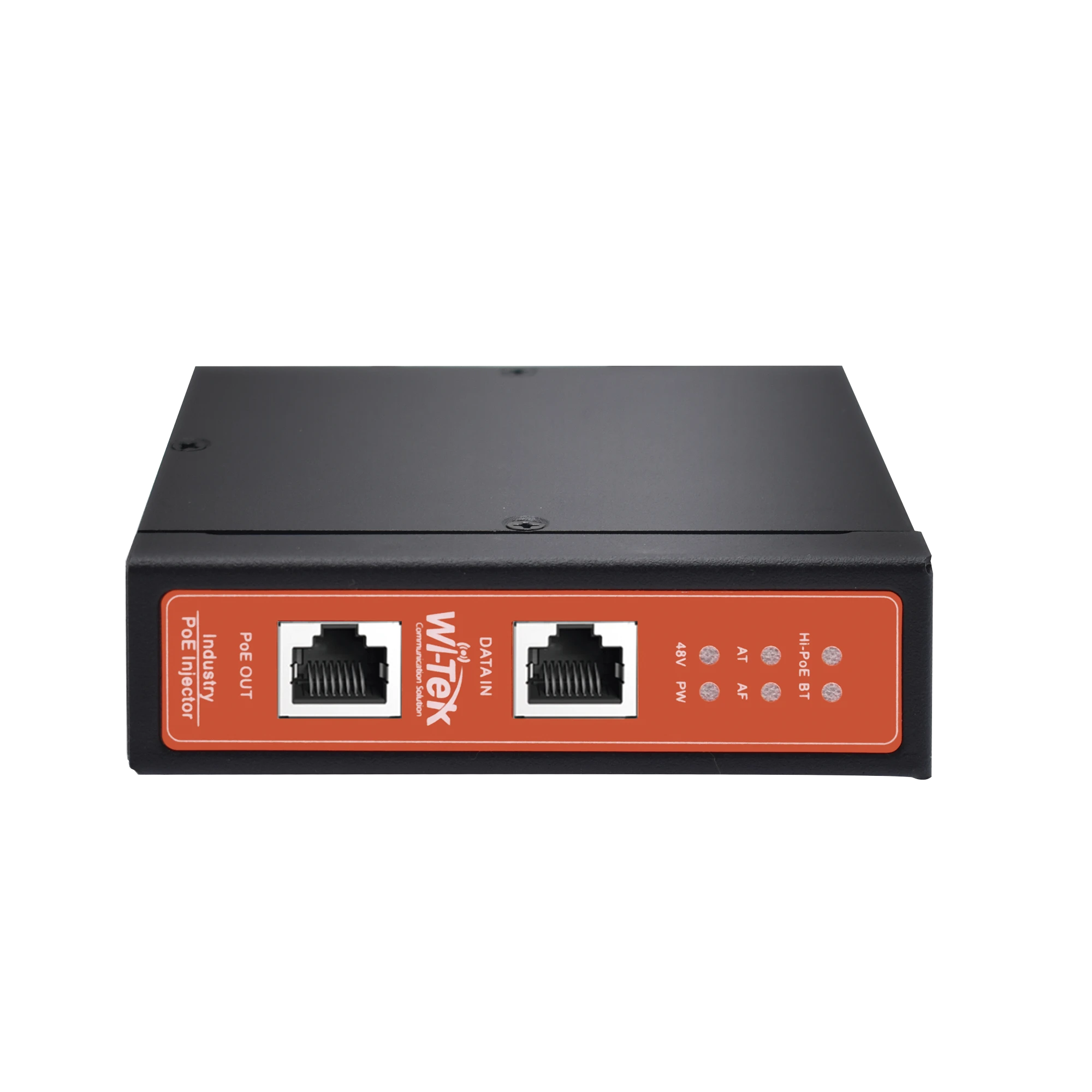 INYECTOR POE INDUSTRIAL / DC ENTRADA 12-57V / POE SALIDA DE HASTA 90W / CARCASA DE METAL / RIEL DIN / APLICACIONES CCTV-Ups/No Break-WI-TEK-Bsai Seguridad & Controles
