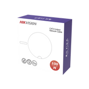 BOBINA DE CABLE UTP 100 MTS / CAT 6 (23 AWG) / COLOR BLANCO / PVC (CM) / USO EN INTERIOR / 100% COBRE / APLICACIONES DE CCTV Y REDES DE DATOS-Cables y Conectores-HIKVISION-Bsai Seguridad & Controles