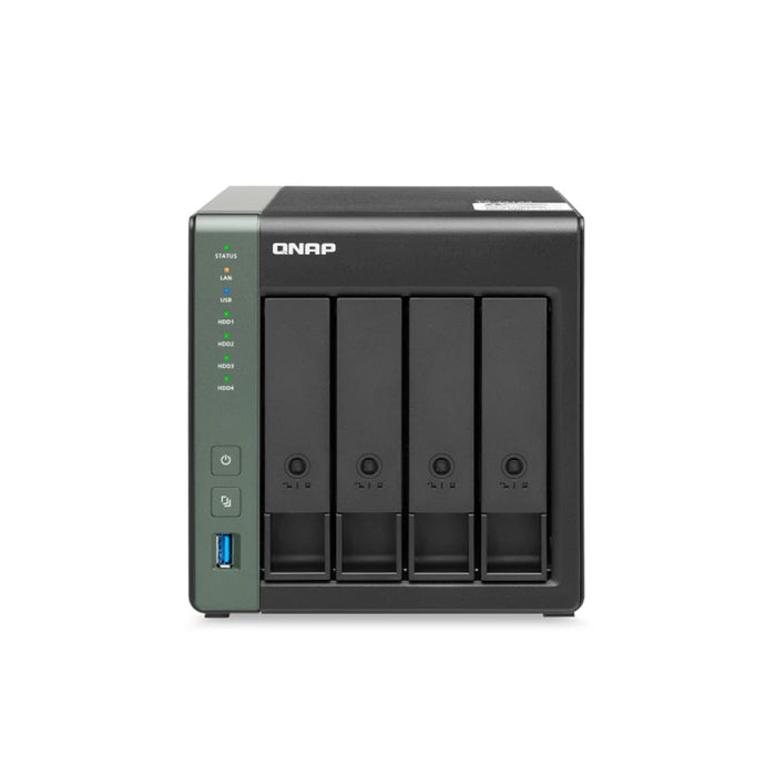 NAS QNAP TS-431X3-4G-US PROCESADOR ANNAPURNALABS / MEMORIA RAM 4GB / 4 BAHIAS FRONTALES SATA 3.5 PULGADAS Y 2.5 PULGADAS / 1 PUERTO RJ45 1GBE + 1 PUERTO RJ45 2.5GBE + 1 PUERTO SFP+ 10G / MONTAJE EN ESCRITORIO / APLICACIONES DE USO PERSONAL PARA COMPART...-Servidores NAS / STORAGE-QNAP-TS-431X3-4G-US-Bsai Seguridad & Controles