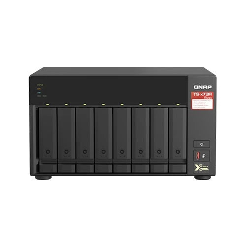 NAS QNAP TS-873A-8G-US PROCESADOR AMD RYZEN V1500B / MEMORIA RAM 8GB / 8 BAHIAS FRONTALES SATA 3.5 PULGADAS Y 2.5 PULGADAS / 2 PUERTOS RJ45 2.5GBE / MONTAJE EN ESCRITORIO / APLICACIONES PYME PARA COMPARTIR Y RESPALDAR DATOS EN LA NUBE-Servidores NAS / STORAGE-QNAP-Bsai Seguridad & Controles
