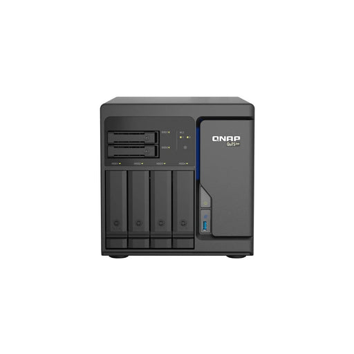 NAS QTS HERO QNAP TS-H686-D1602-8G-US PROCESADOR INTEL XEON D1602 / MEMORIA RAM 8GB / 4 BAHIAS FRONTALES SATA 3.5 PULGADAS + 2 BAHIAS FRONTALES SATA 2.5 PULGADAS / 4 PUERTOS RJ45 2.5GBE / MONTAJE EN ESCRITORIO / APLICACIONES PYMES PARA COMPARTIR Y RES...-Servidores NAS / STORAGE-QNAP-TS-H686-D1602-8G-US-Bsai Seguridad & Controles